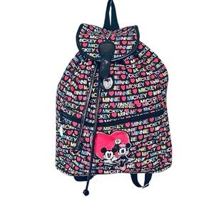 🌺 Disney Mickey and Minnie Backpack